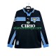 Camisola SS Lazio Retro Homem Equipamento Segundo 1998 1999 Manga Comprida